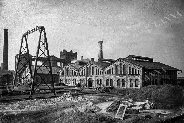 Bessemerova ocelárna byla postavena v roce 1875. Foto J. Eckert. Archiv OMK.